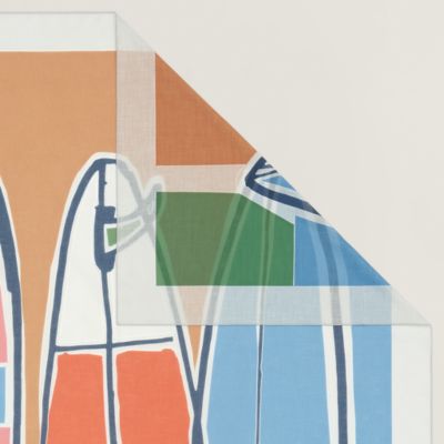 HERMES 幾何学模様パレオ Inspired by the 24 Rue de Faubourg store's